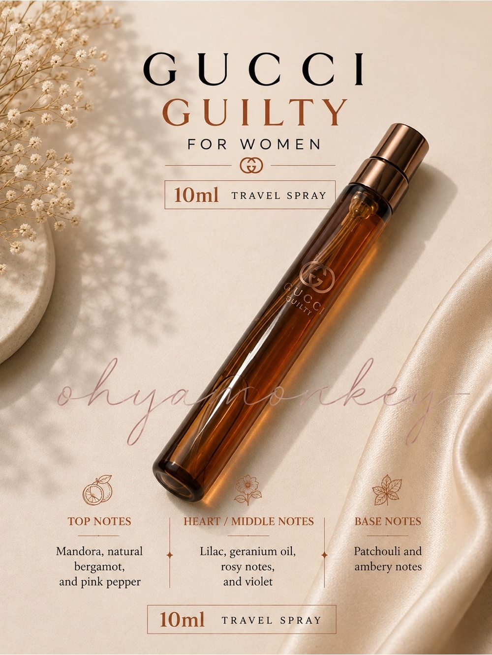 Gucci Guilty For Women EDP 10ml Travel Spray